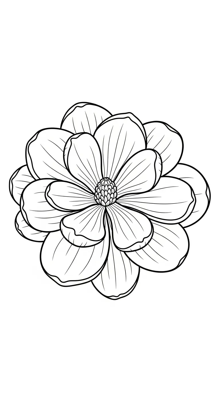coloriage Magnolia a dessiner en ligne