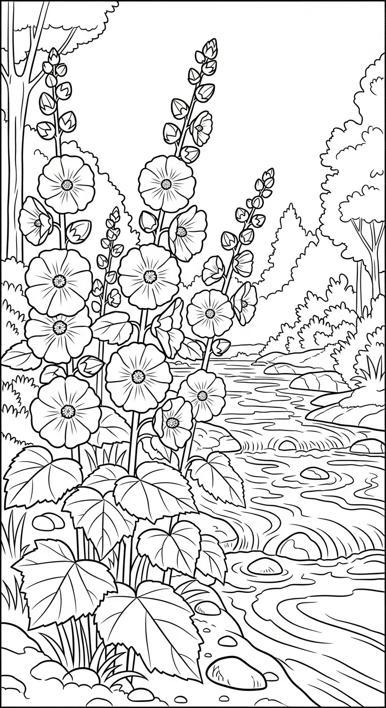 coloriage Mauve gratuit pour enfants