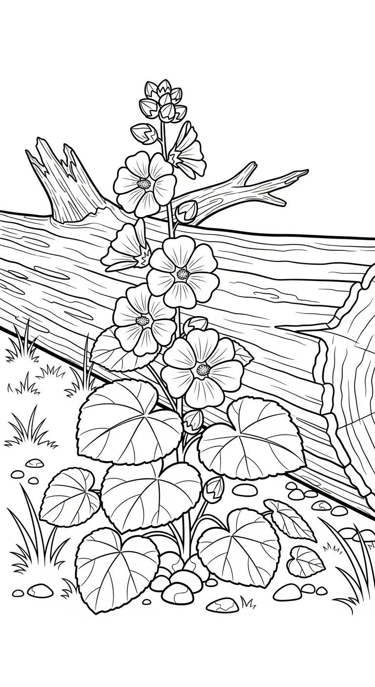 coloriage Mauve pour enfants a imprimer