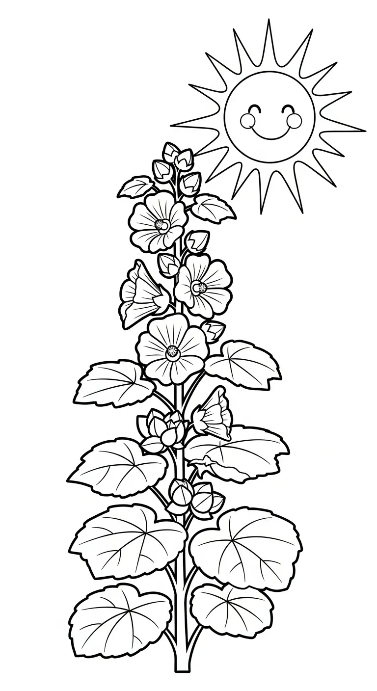 coloriage Mauve à imprimer pour enfant de 2 ans 1