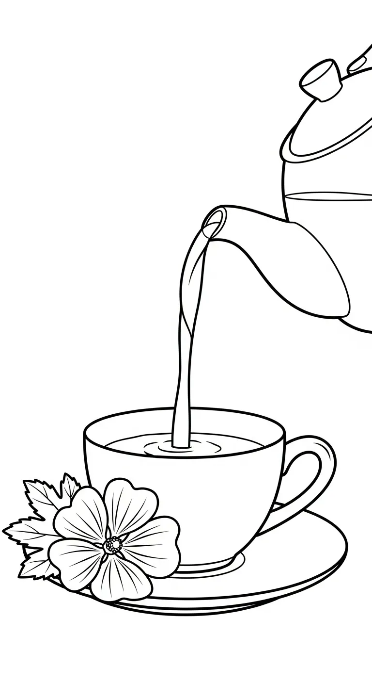 coloriage Mauve gratuit pour enfants 1