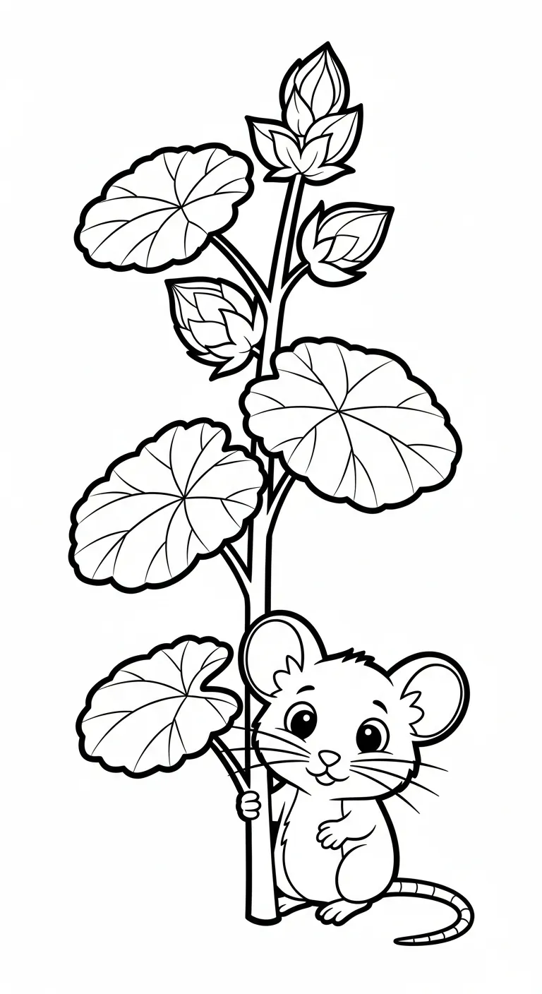 coloriage Mauve à imprimer pdf gratuit