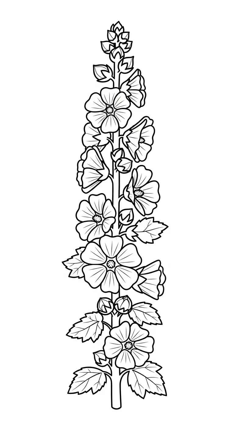 coloriage Mauve et apprentissage