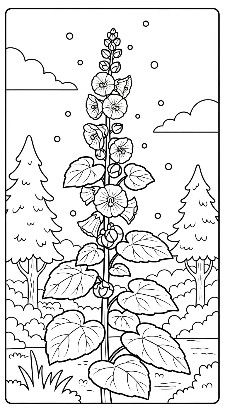 coloriage Mauve à imprimer kawaii