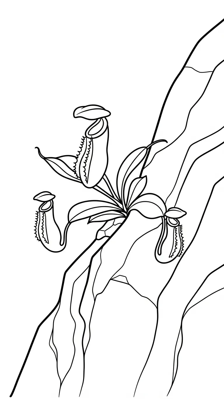 coloriage Nepenthes gratuit