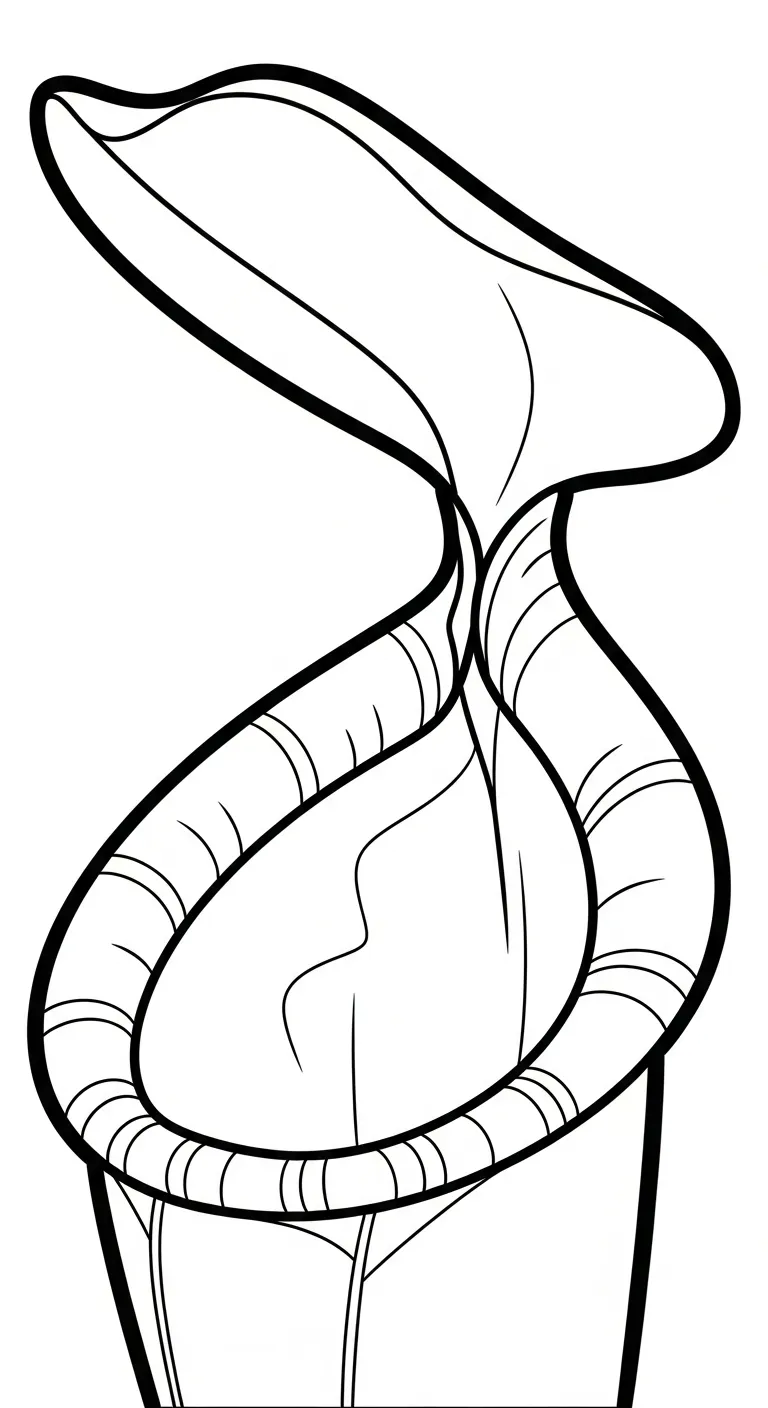 coloriage Nepenthes gratuit pour enfants