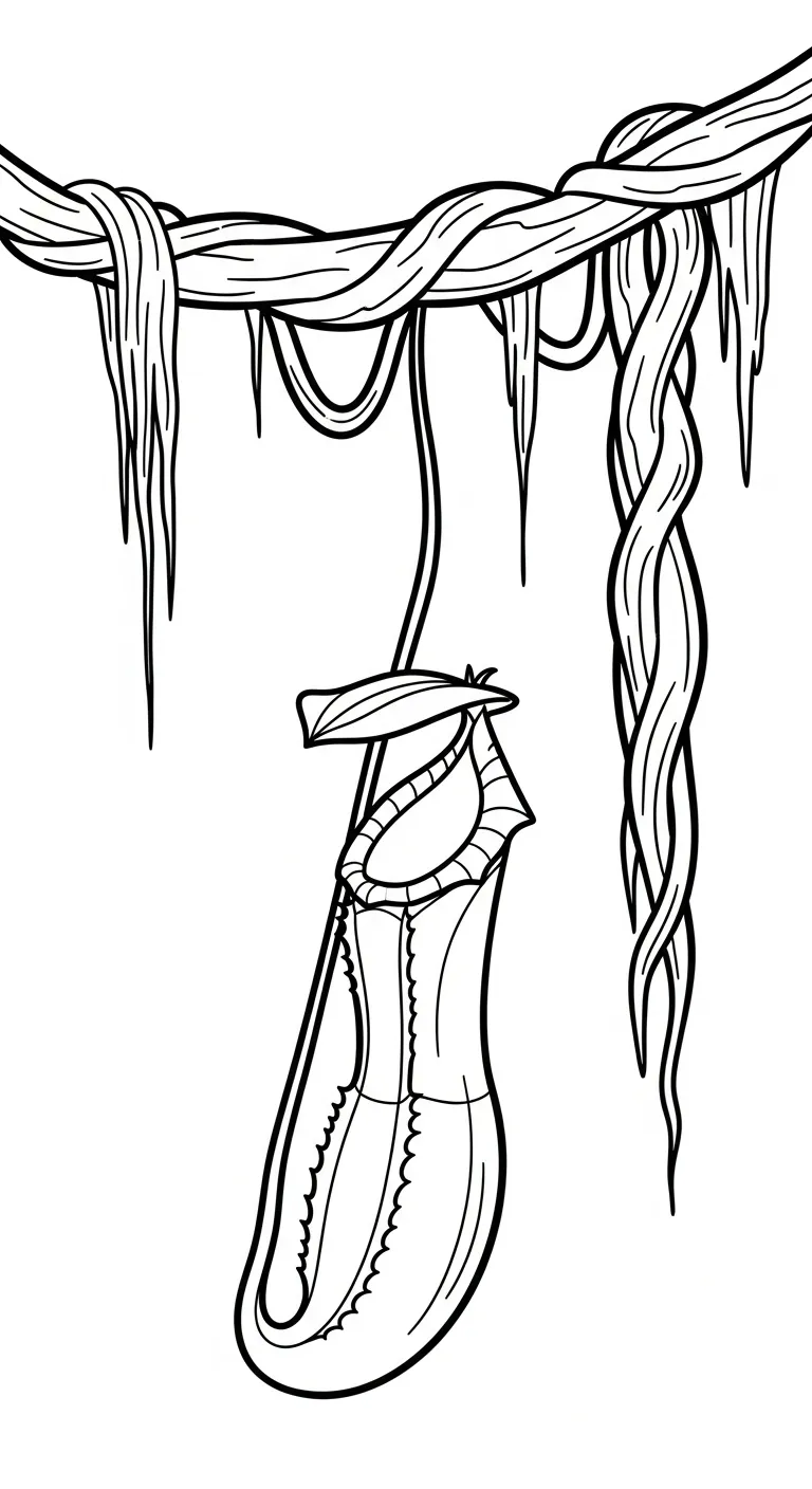 coloriage Nepenthes en ligne