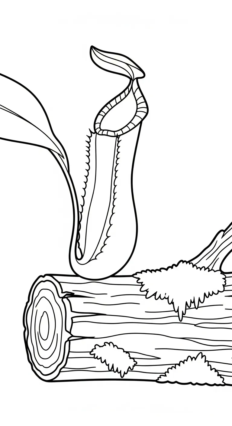 imprimer coloriage Nepenthes