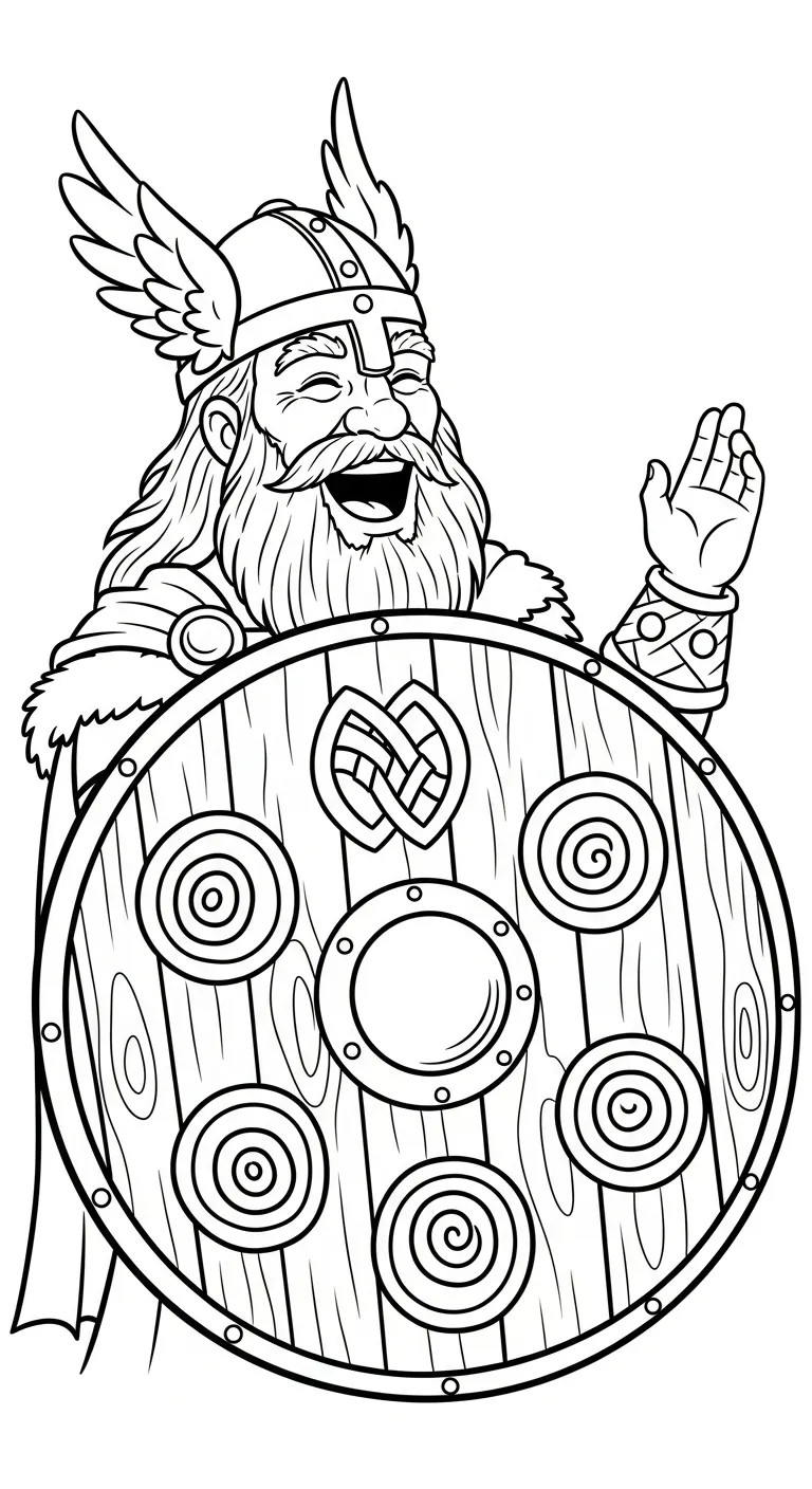 imprimer coloriage Odin pour enfant