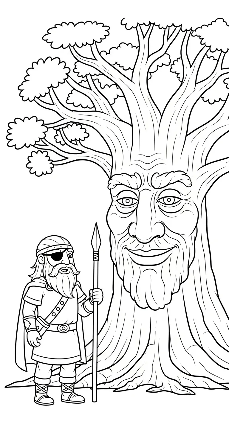 coloriage Odin a dessiner en ligne 2