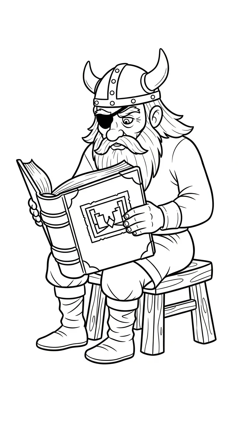 coloriage Odin en ligne pour enfant