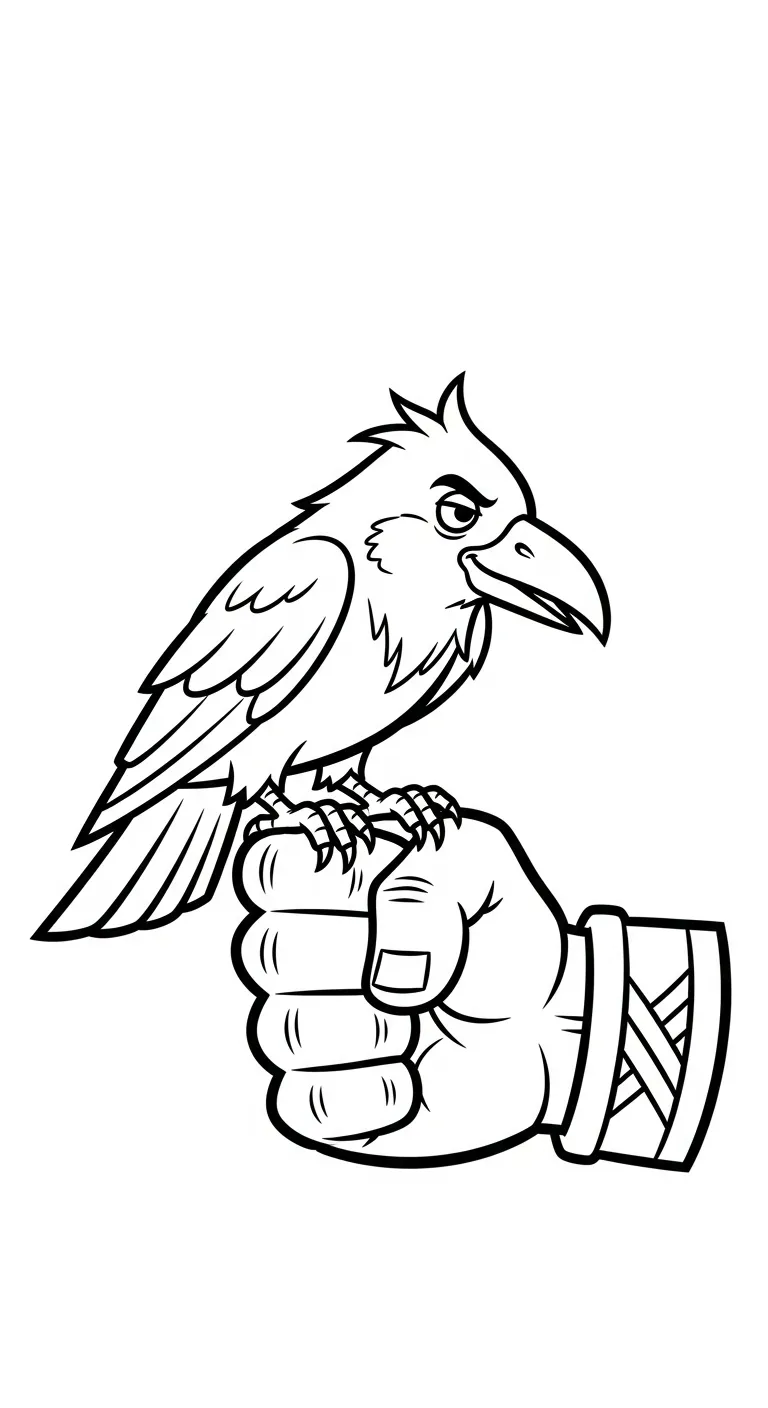 coloriage Odin pour enfant a imprimer gratuit