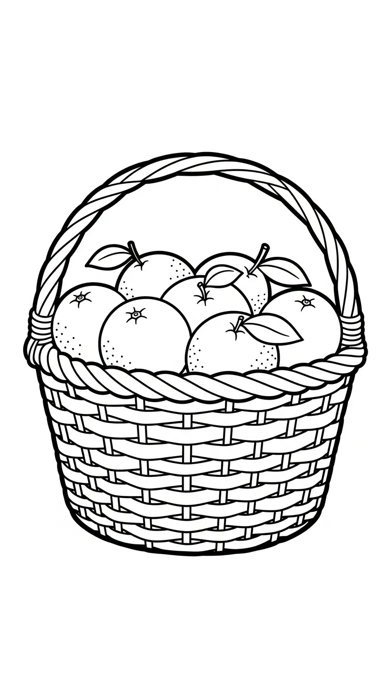 coloriage Orange gratuit en ligne