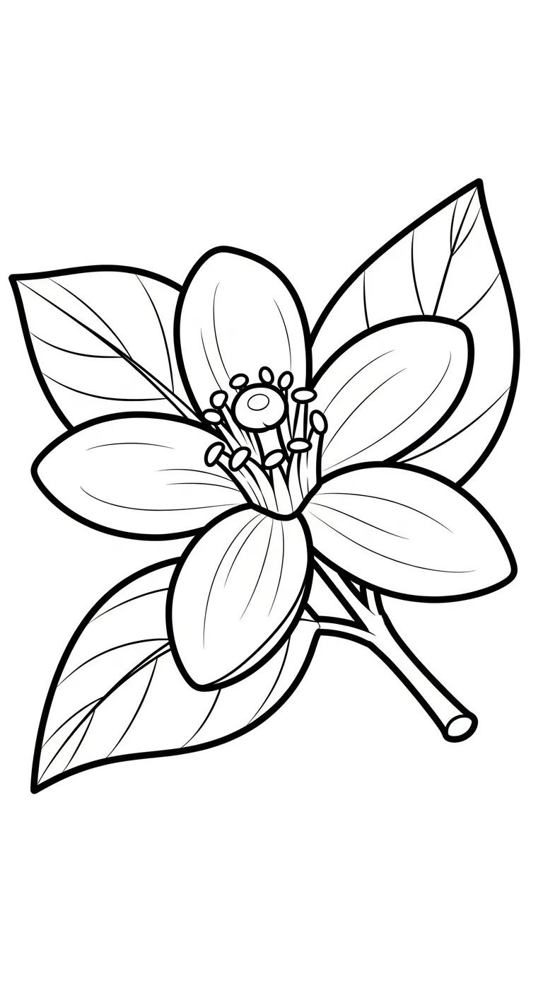 coloriage Orange pour bebe a imprimer