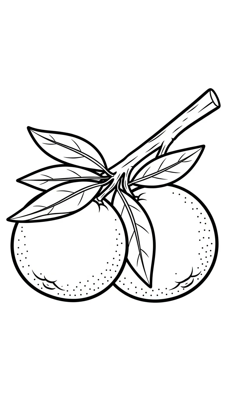coloriage Orange à imprimer gratuitement pdf