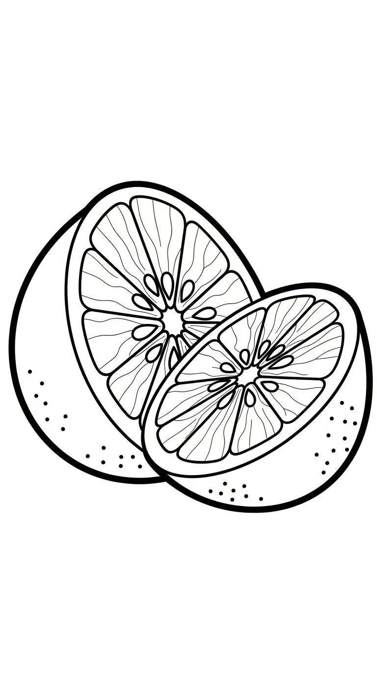 coloriage Orange pour enfant gratuit