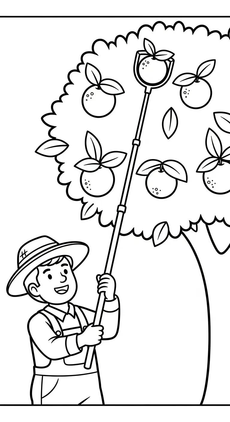 coloriage Orange a imprimer