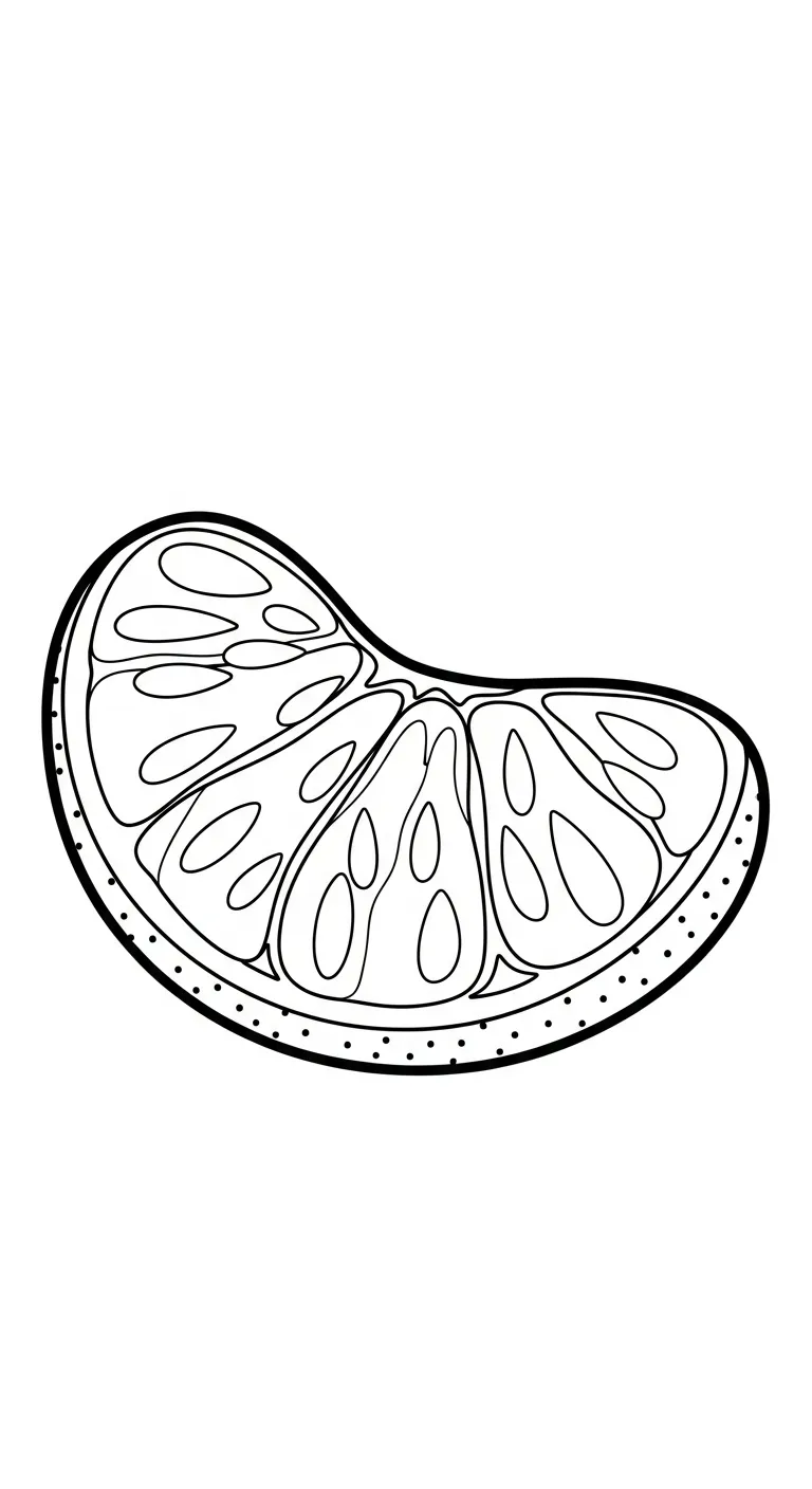 coloriage Orange et decoupage a imprimer gratuit 3