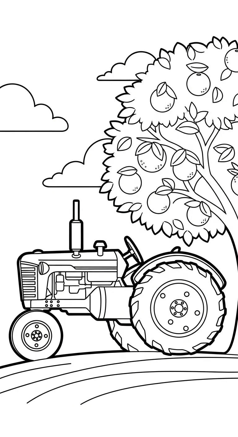coloriage Orange gratuit a imprimer
