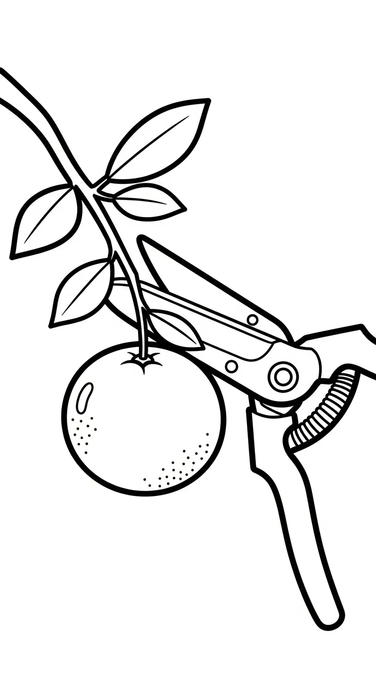télécharger coloriage Orange gratuit 1