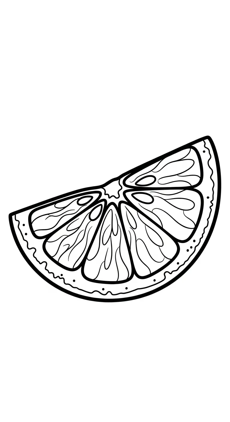 coloriage Orange à imprimer pour enfant de 9 ans