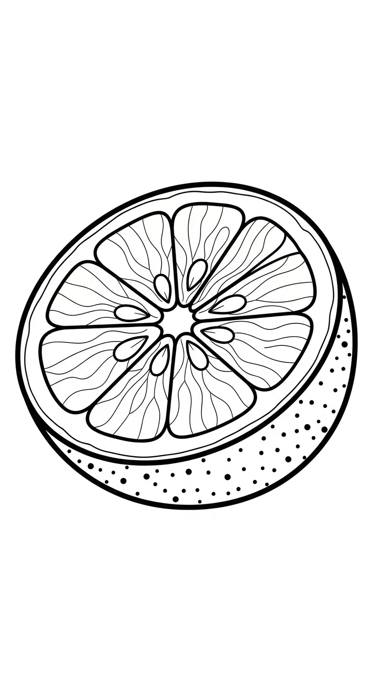 télécharger coloriage Orange gratuit