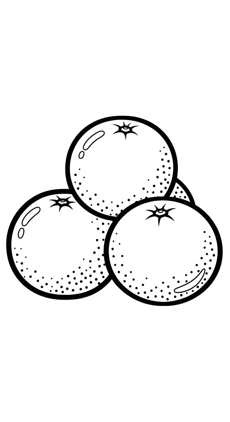 coloriage Orange à imprimer pour enfant de 8 ans