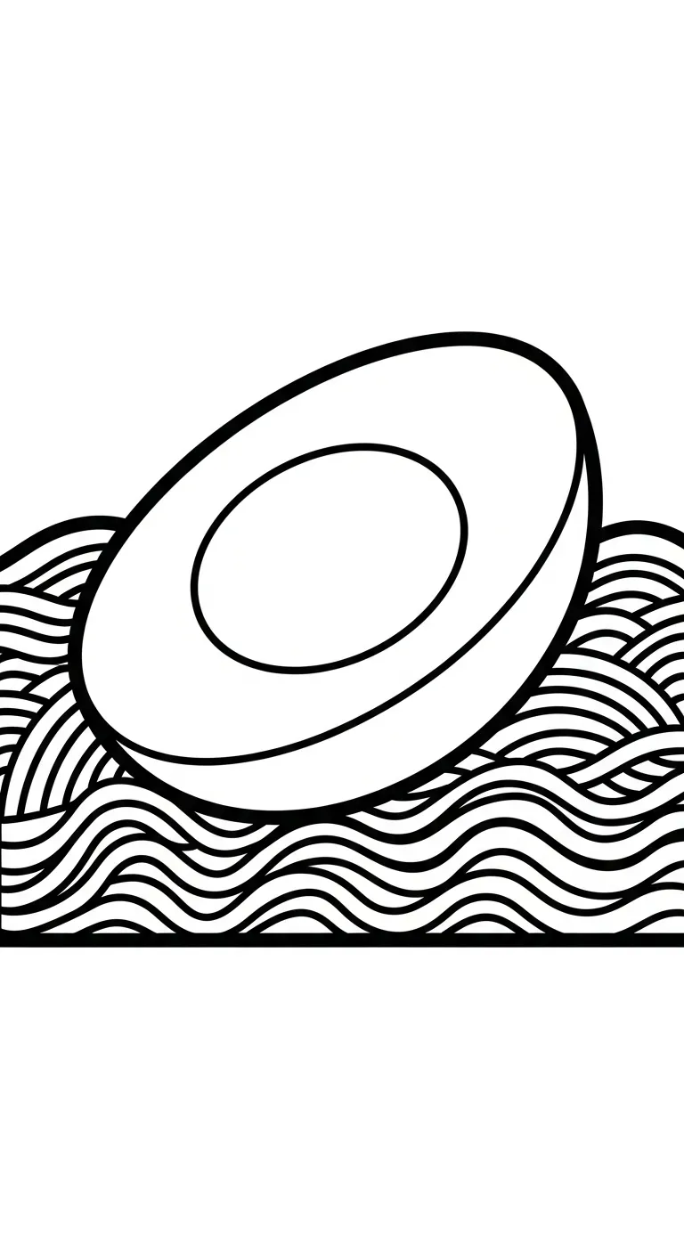 coloriage Rāmen à imprimer pour enfant de 6 ans