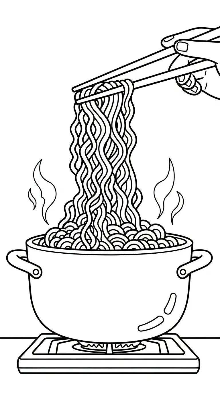 imprimer coloriage Rāmen pour enfant 1