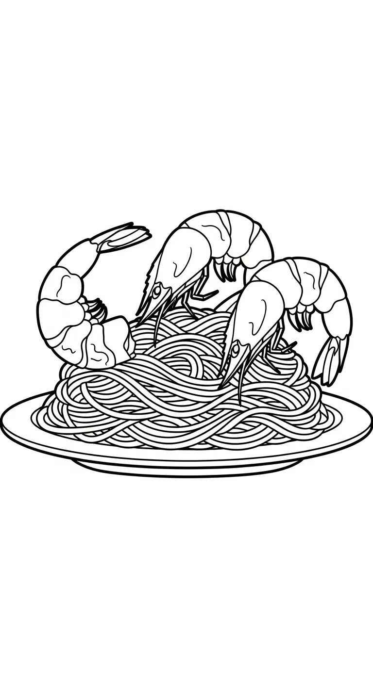 coloriage Spaghetti et apprentissage
