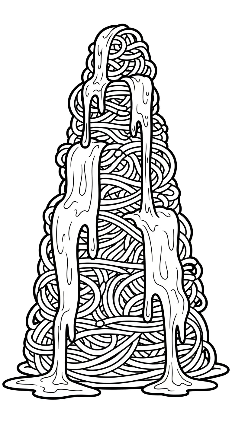 télécharger coloriage Spaghetti gratuit 1