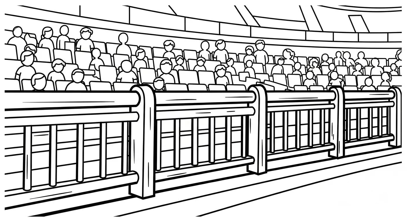 coloriage Stade pour enfant à imprimer 1