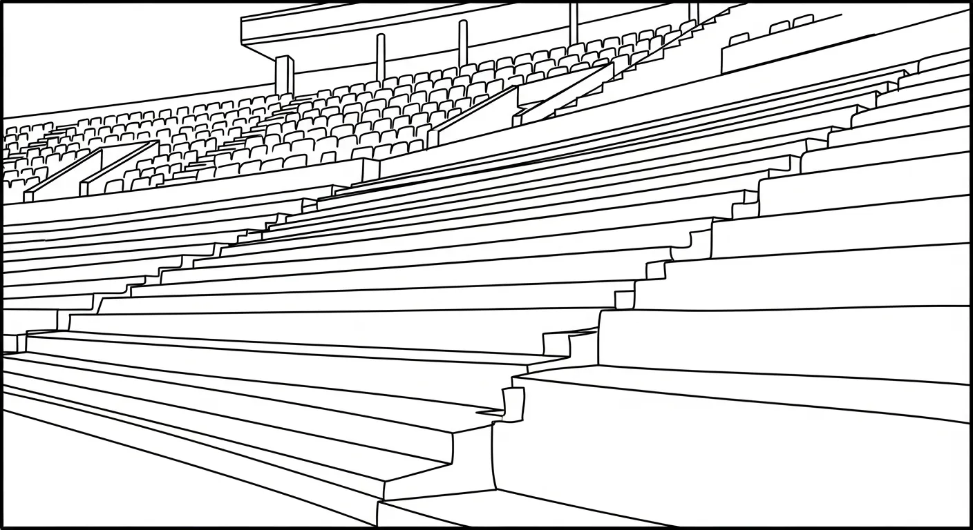 coloriage Stade à imprimer pour enfant de 2 ans 1
