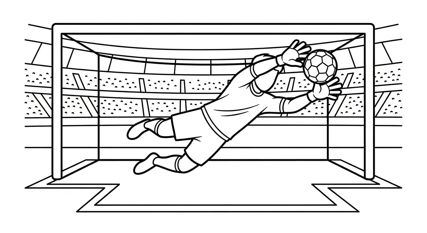 coloriage Stade gratuit en ligne