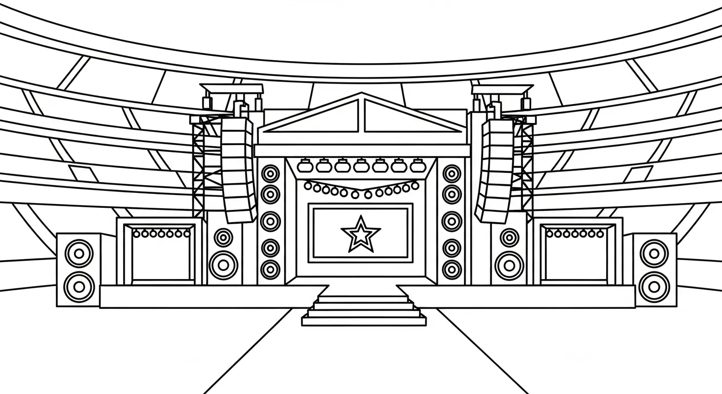 coloriage Stade pour bebe a imprimer
