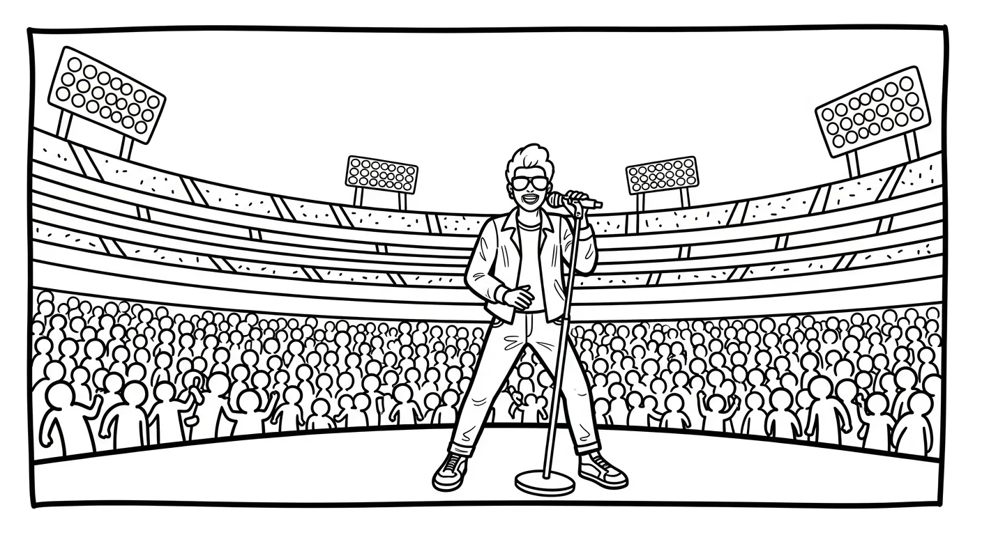 coloriage Stade à imprimer gratuitement pdf
