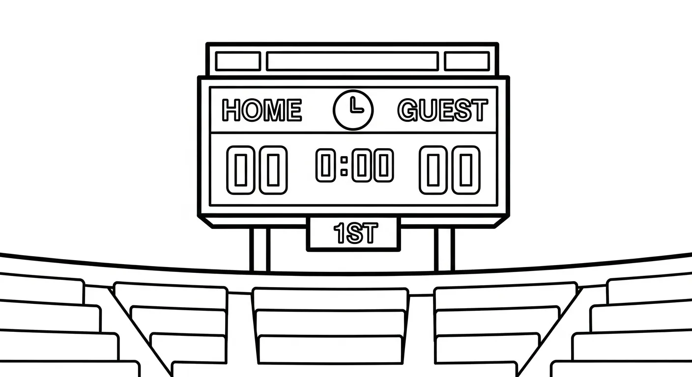 coloriage Stade a imprimer gratuit