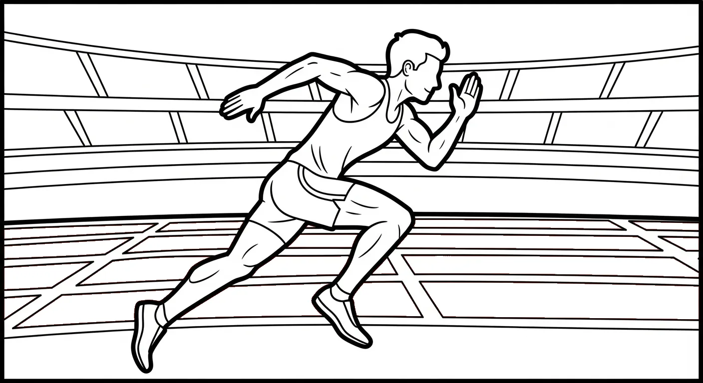 télécharger coloriage Stade gratuit