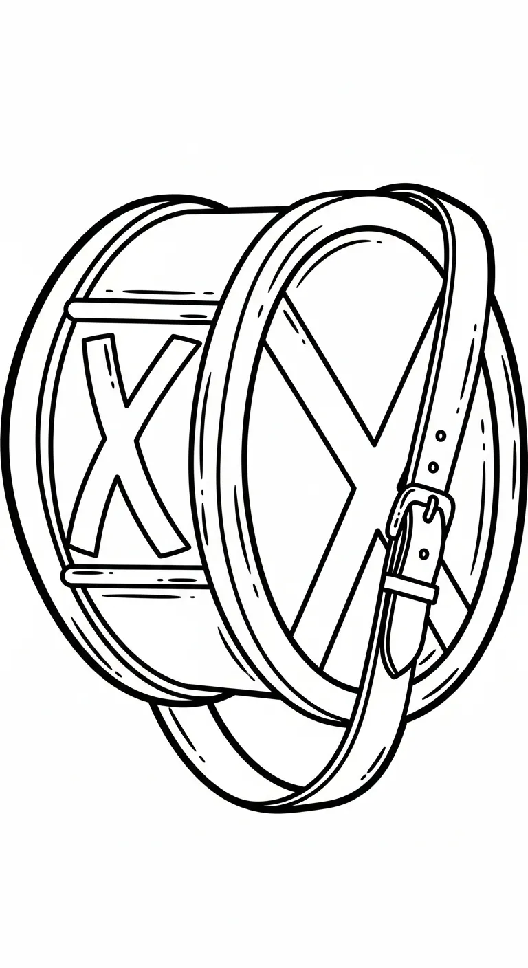 coloriage Tambour et dessin a imprimer