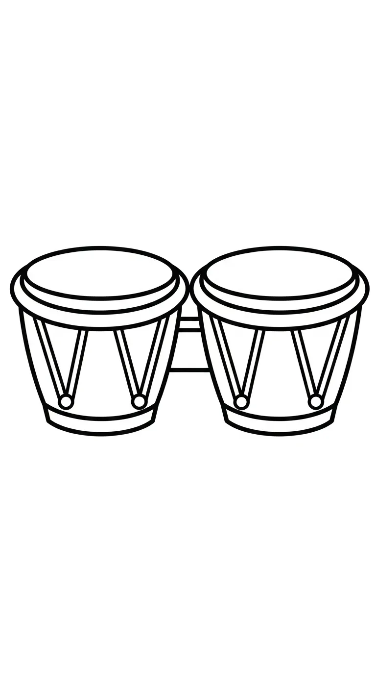 coloriage Tambour a colorier en ligne gratuitement