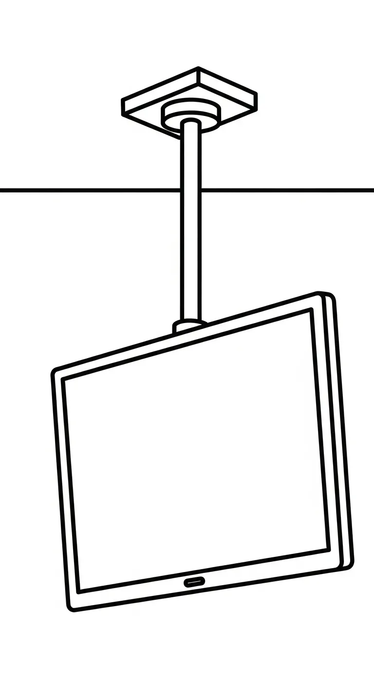 coloriage Télévision et dessin a imprimer 1
