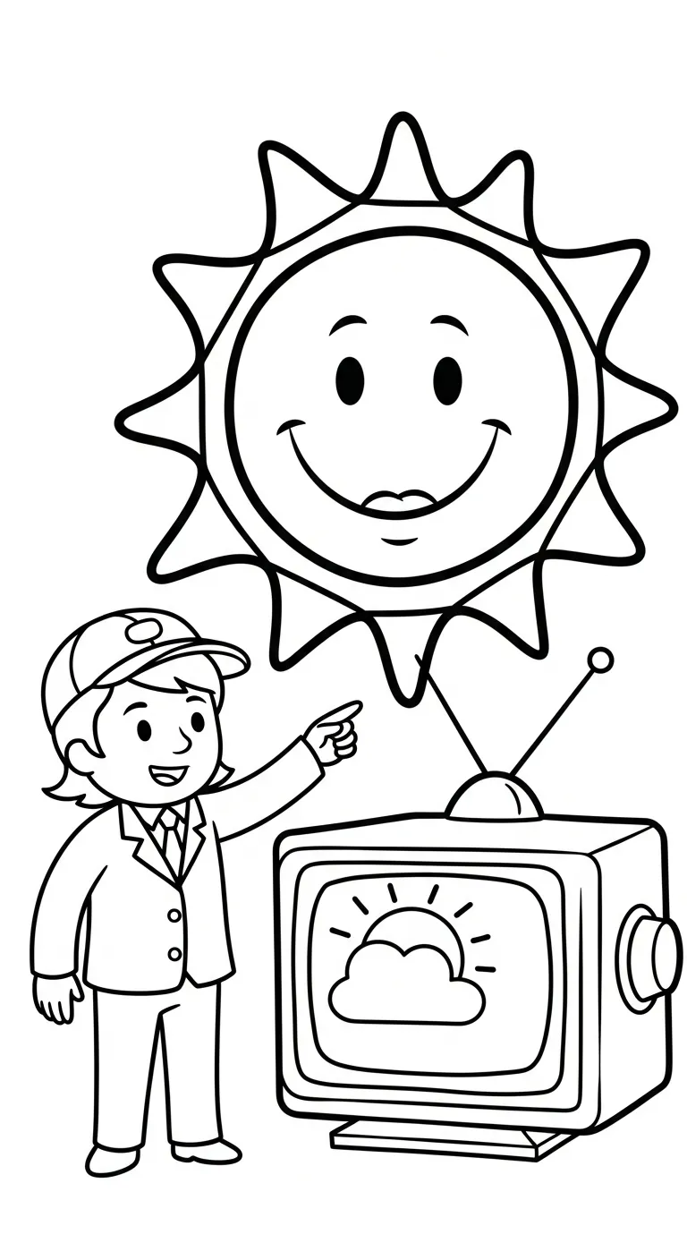 a imprimer coloriage Télévision gratuit