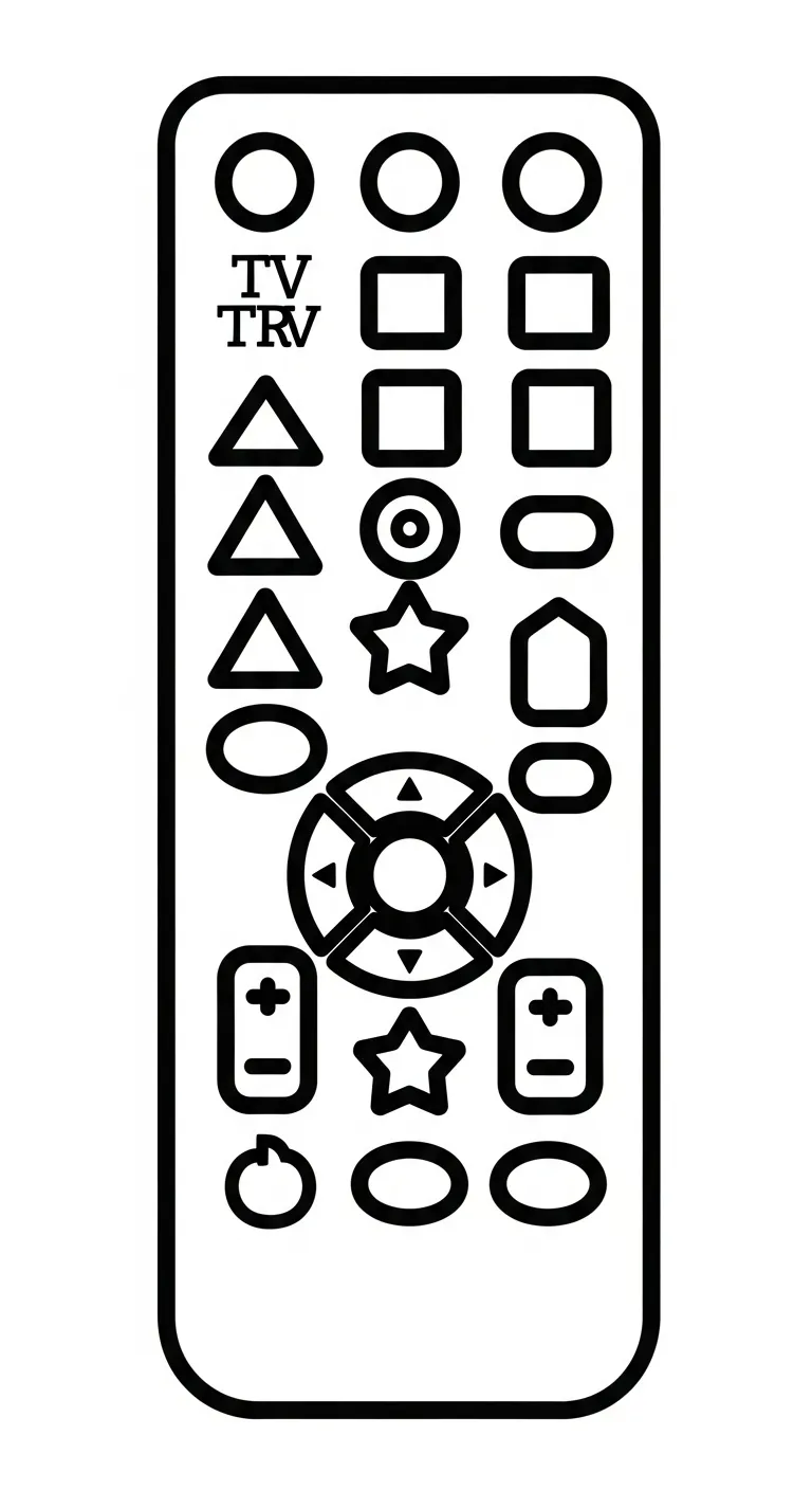 coloriage Télévision à imprimer gratuitement pdf