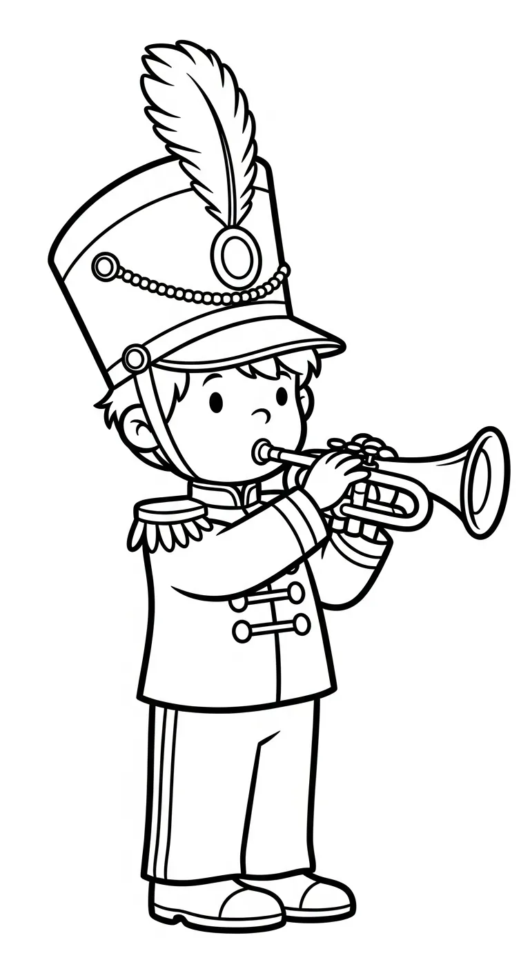 coloriage Trompette en ligne
