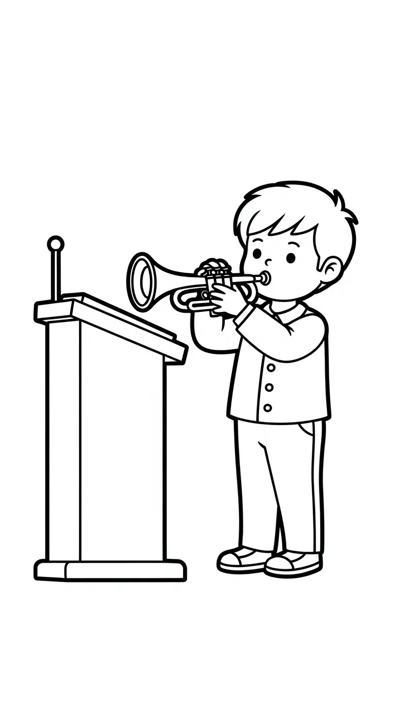 coloriage Trompette et dessins