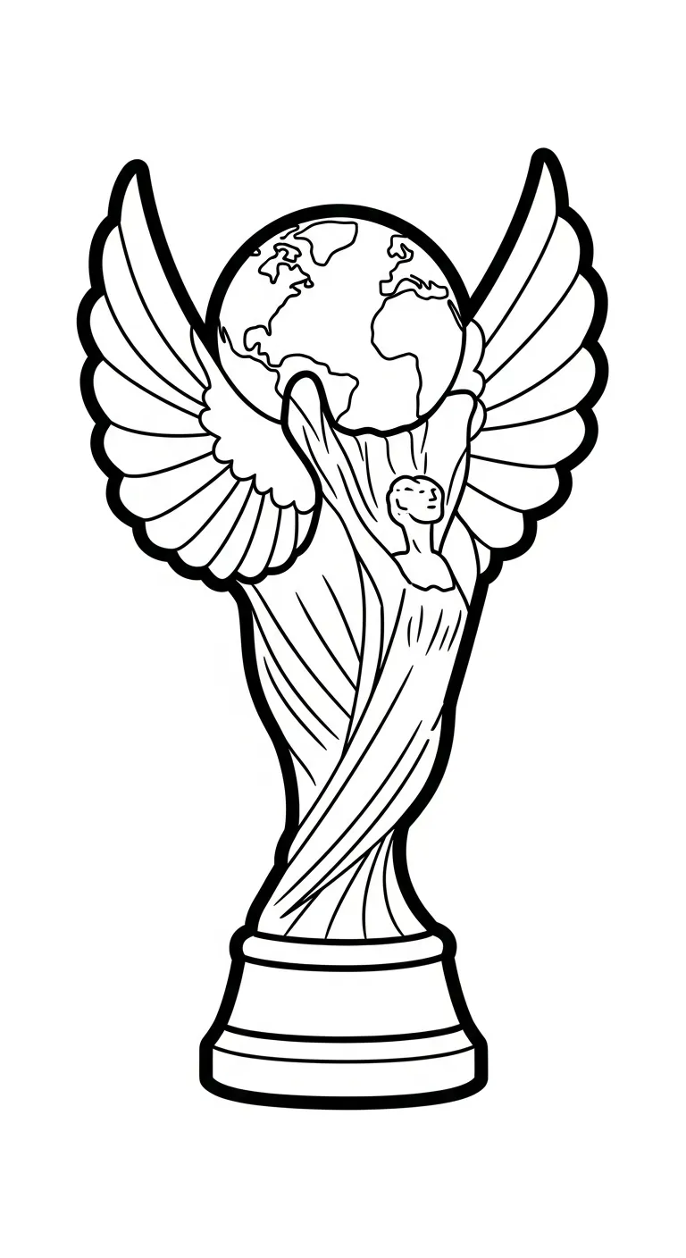 coloriage Trophée et dessin a imprimer