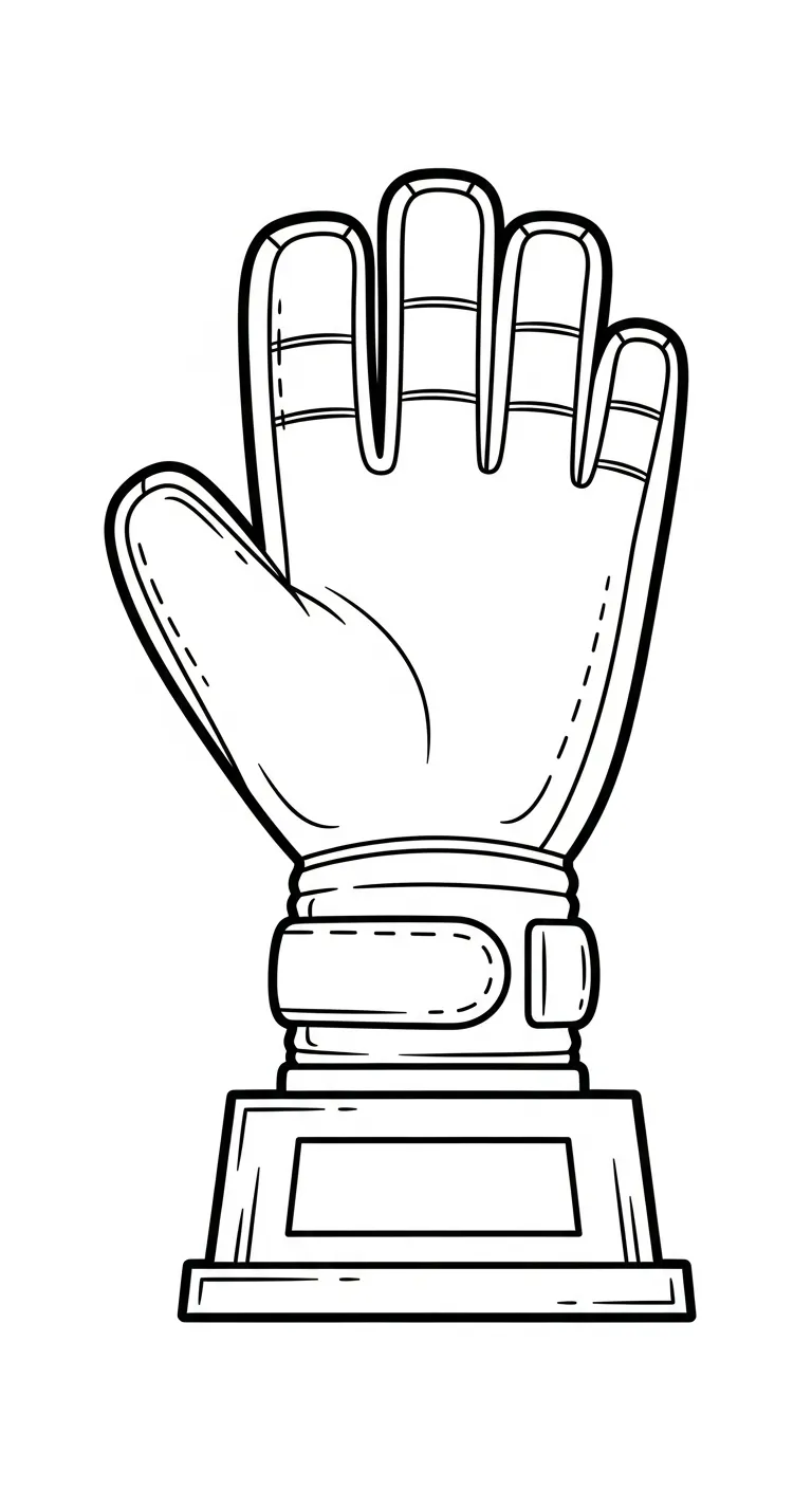 coloriage Trophée pour bebe a imprimer