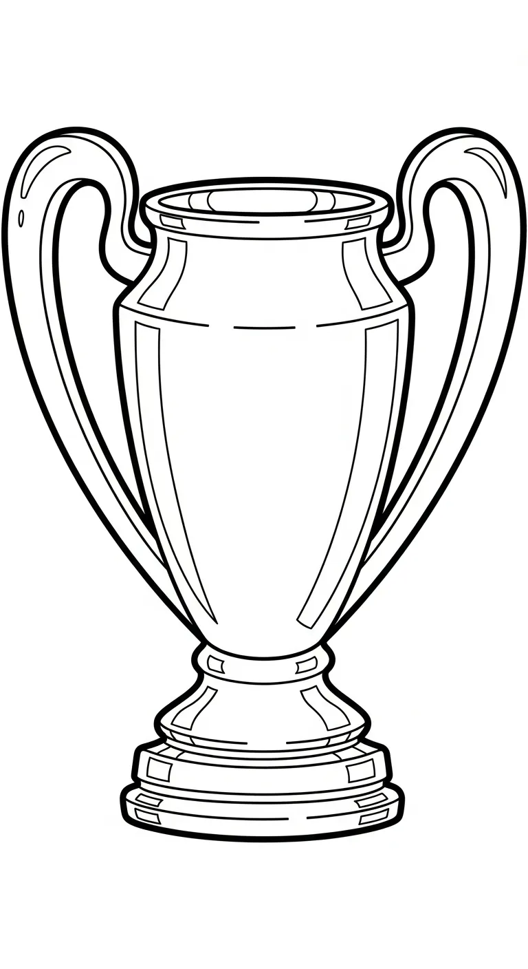 a imprimer coloriage Trophée gratuit