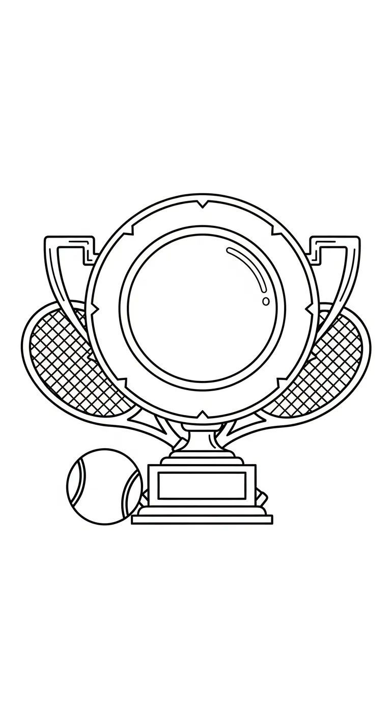 coloriage Trophée et dessin a imprimer 1