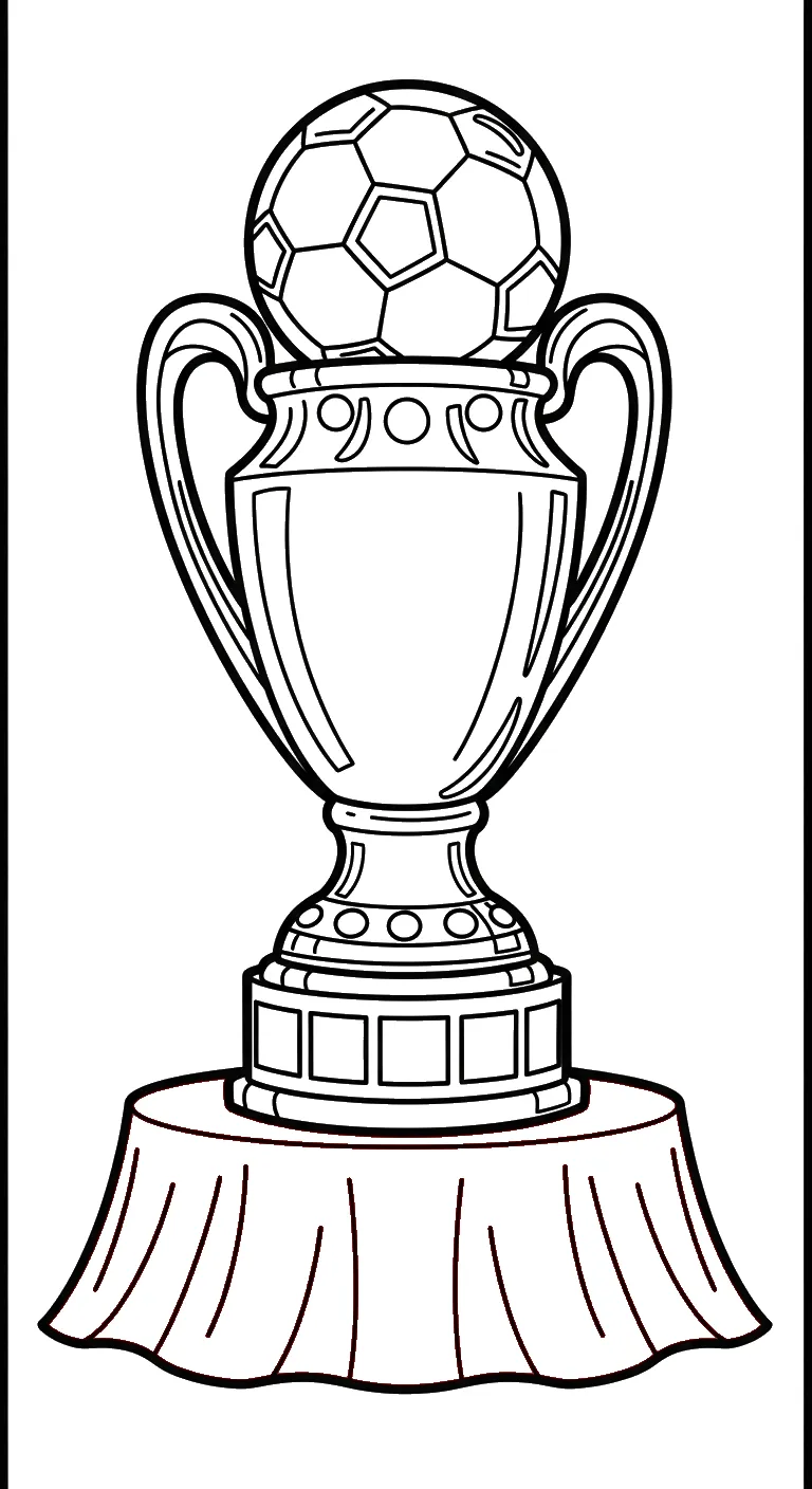 télécharger coloriage Trophée gratuit